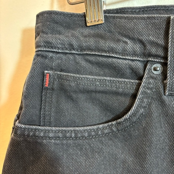 SUNDAY BEST Sz 10 Aritzia Jupiter 100% Cotton Wider Leg Loose Fitting Jeans - Picture 6 of 12